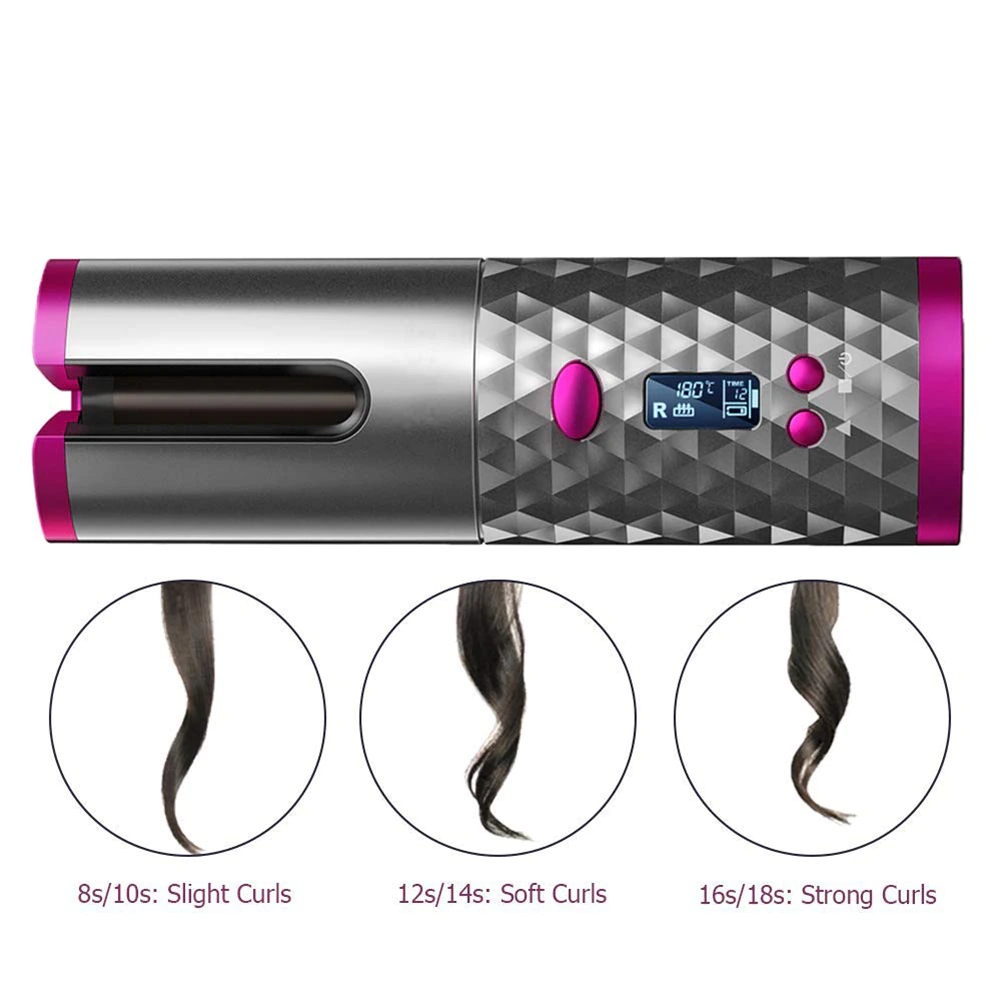 LuxHealth Auto Ceramic Portable Hair Curler